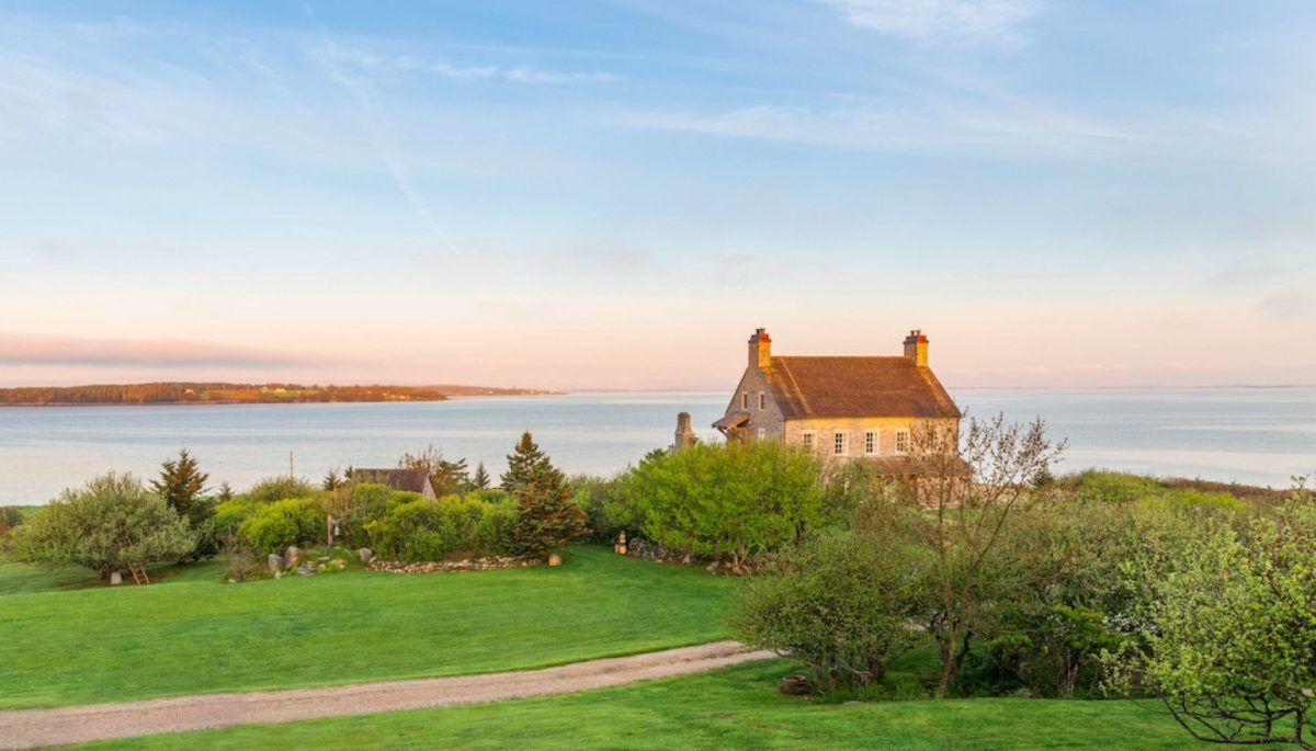 View of chateau and property