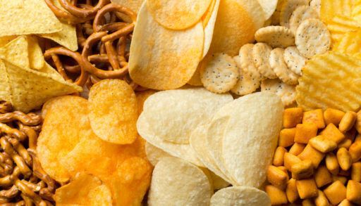 Chips and other snacks for the munchies