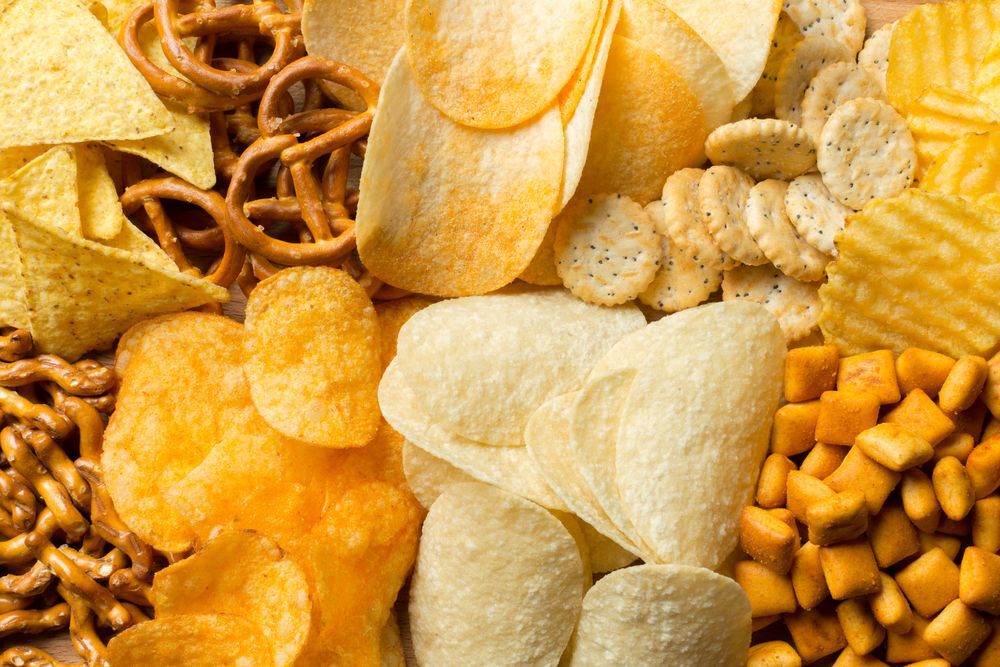 Chips and other snacks for the munchies