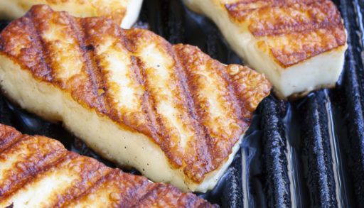 halloumi on the grill