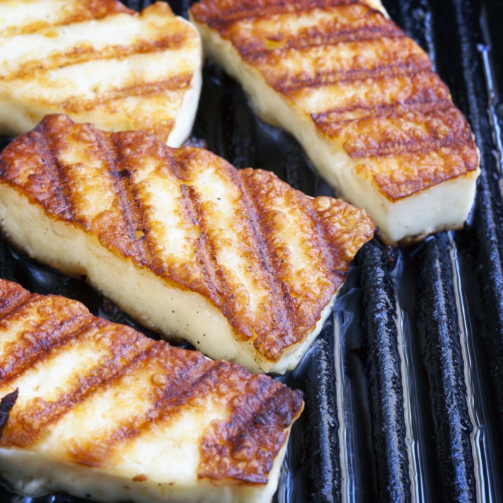 halloumi on the grill