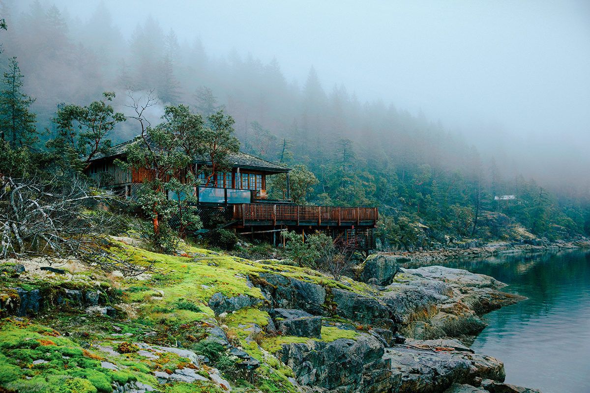 Grant Lawrence’s cabin in Desolation Sound, B.C.