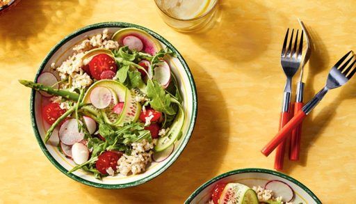 Spring Greek Rice Salad