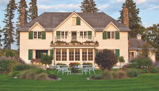 The main cottage at Harrington Lake, Que.