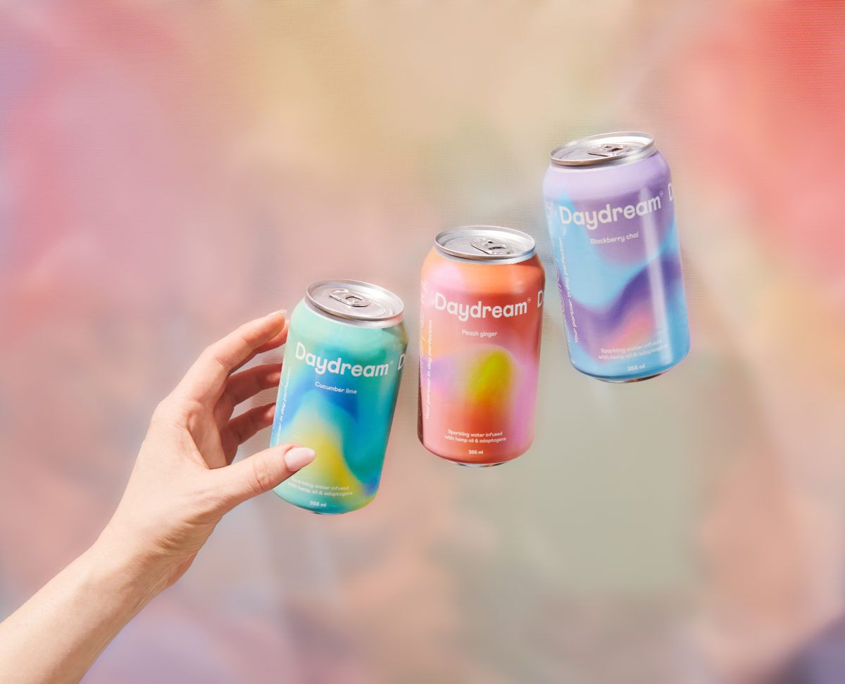 Daydream hemp-infused sparkling water