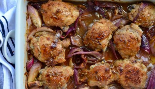 slow-roasted maple chicken