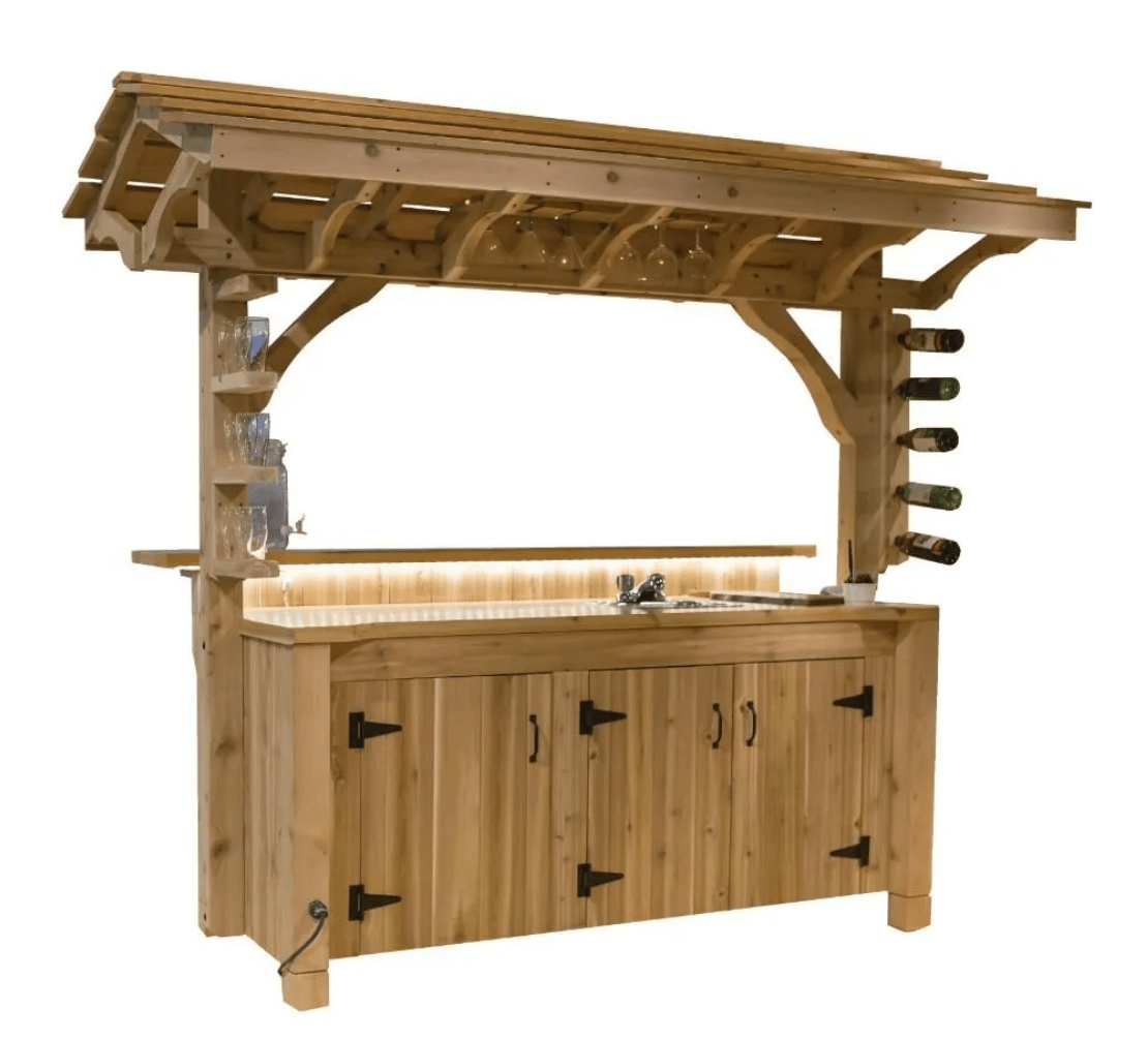 deck bar cart project from home hardware