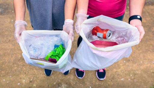 Plogging: jogging and collecting garbage