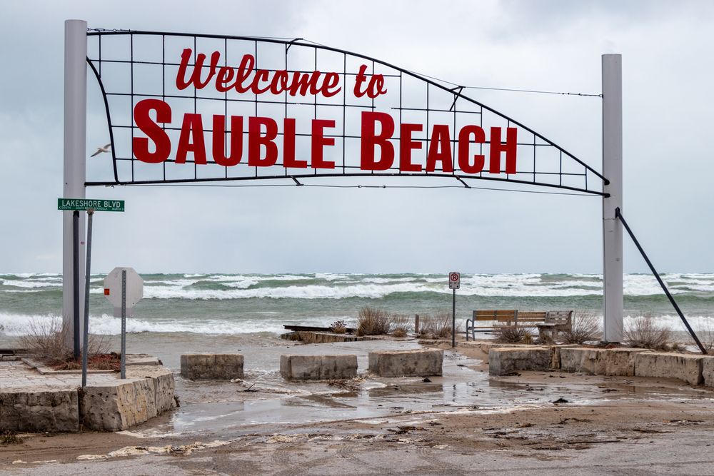 Sauble beach sign