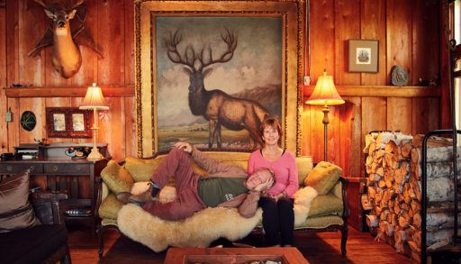 Don and Beth Scott in their cottage of curios