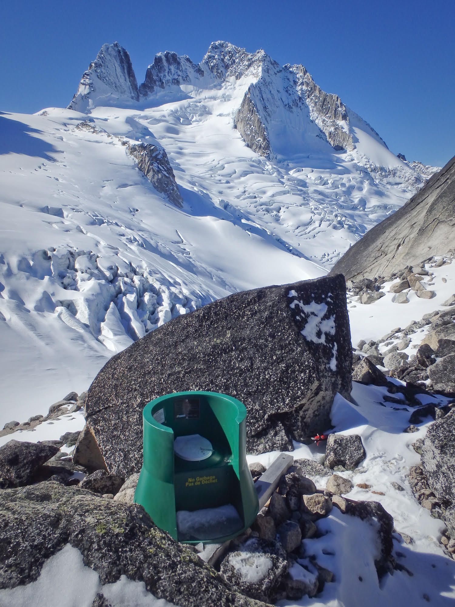 potty in Bugaboo Provincial Park