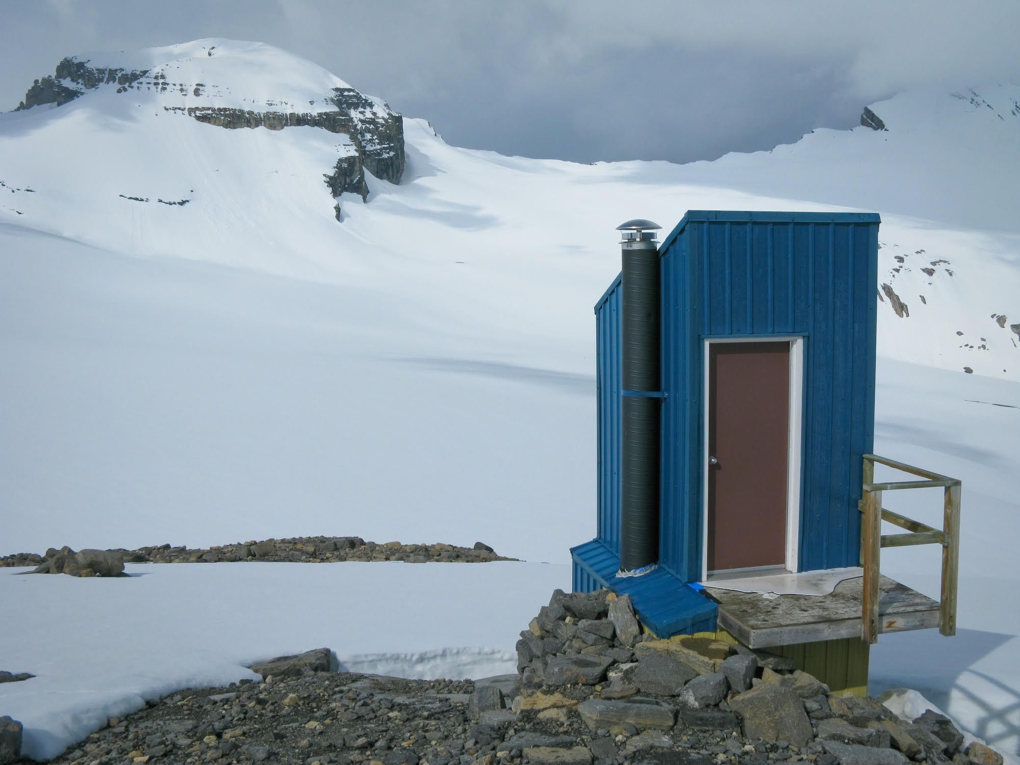 Peyto Hut toilet