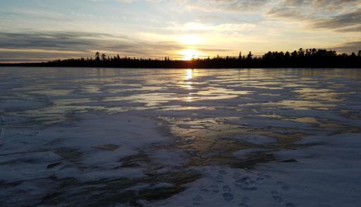 frozen lake ice safety