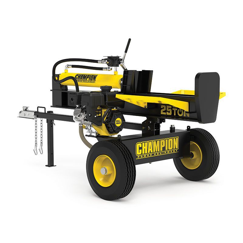 champion log splitter on a white background