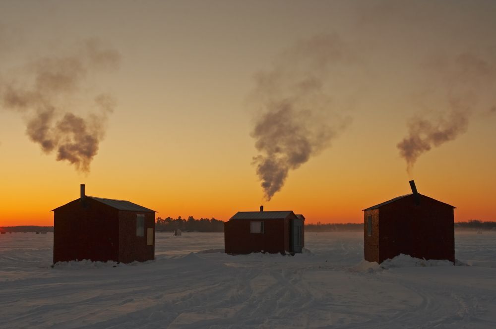 Ice Fishing Huts