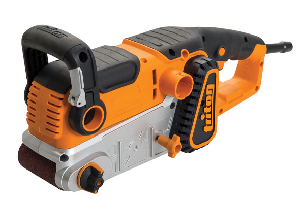 triton belt sander on a white background, sanders
