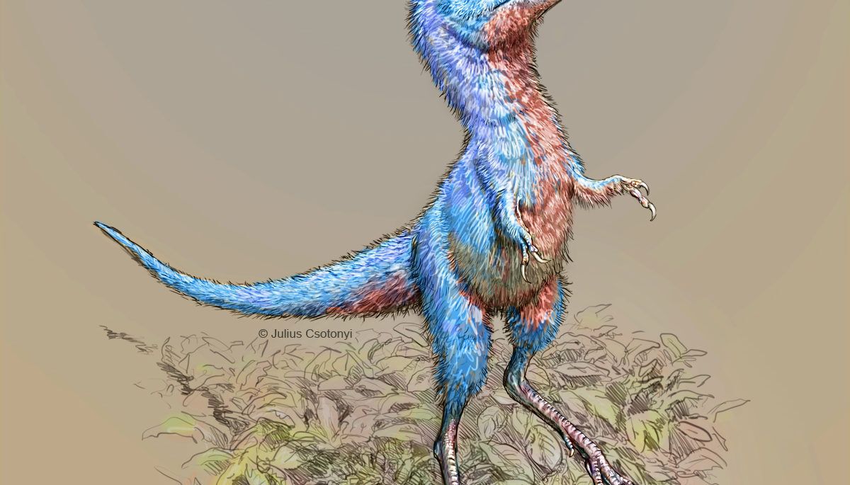 a rendering of a dinosaur