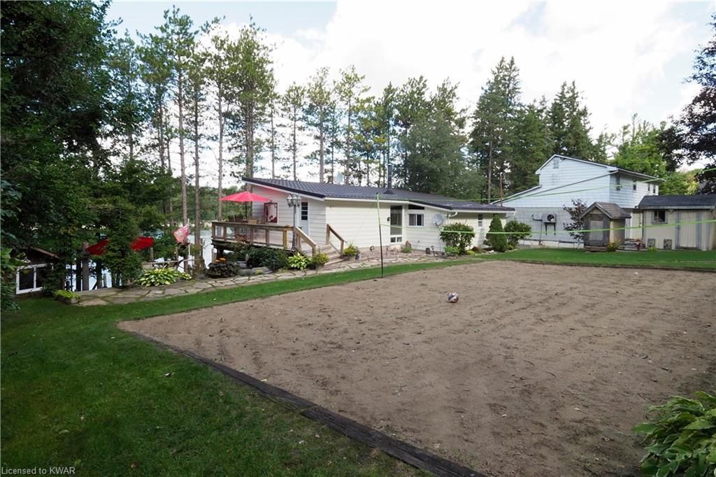 Beach volleyball court