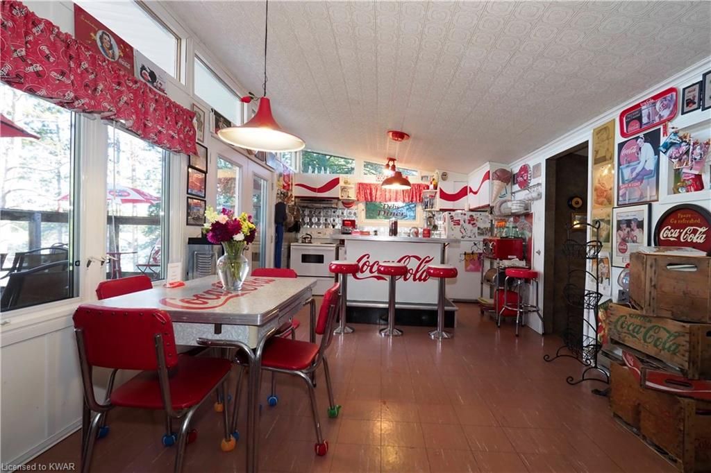 Coca-Cola-themed kitchen