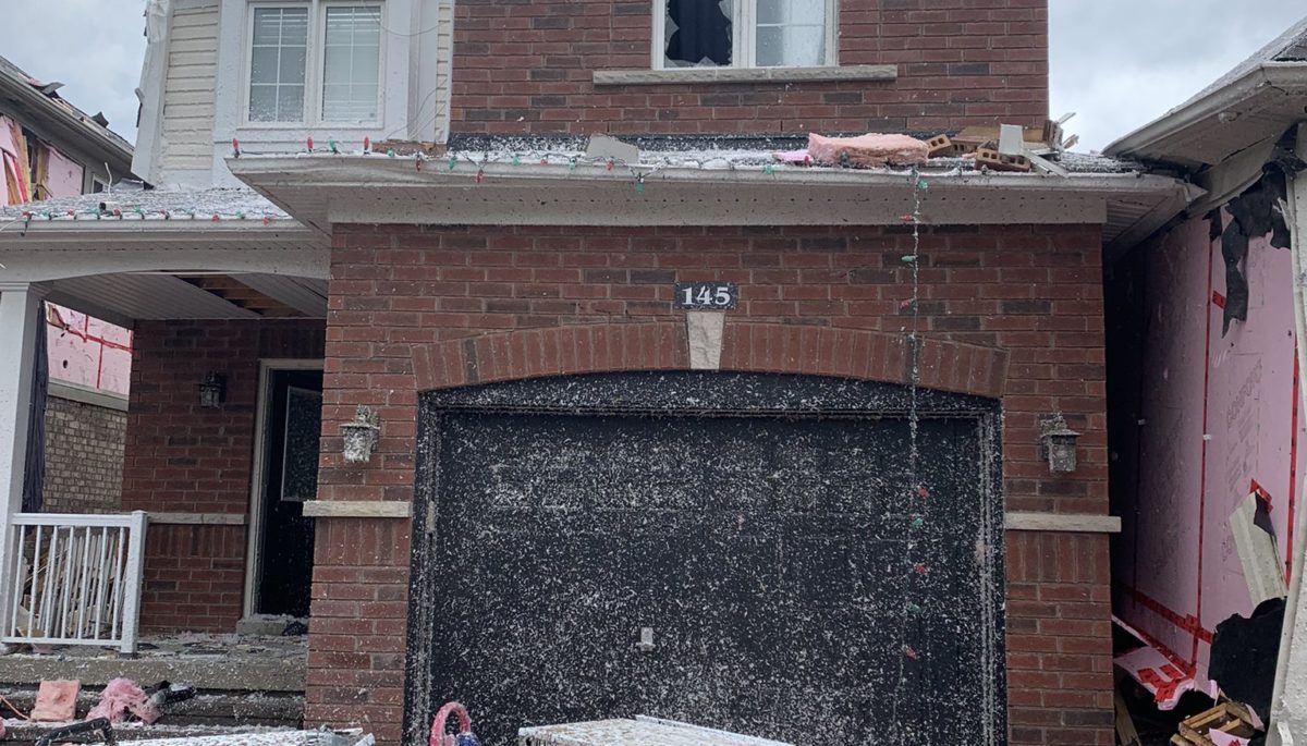 Aftermath of Barrie Tornado