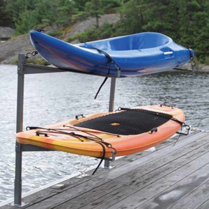 kayak rack for decked out dock
