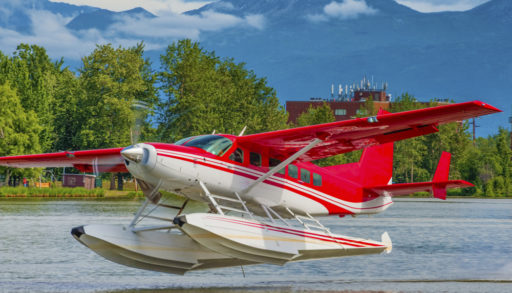 float plane landing