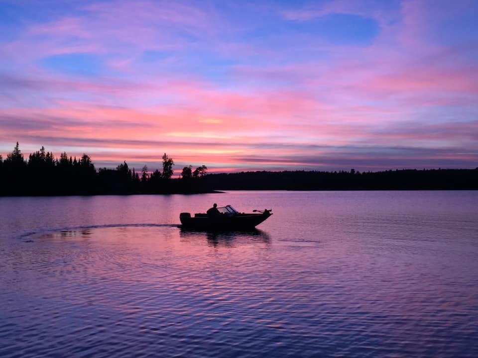 Sunset on Black Sturgeon Lake