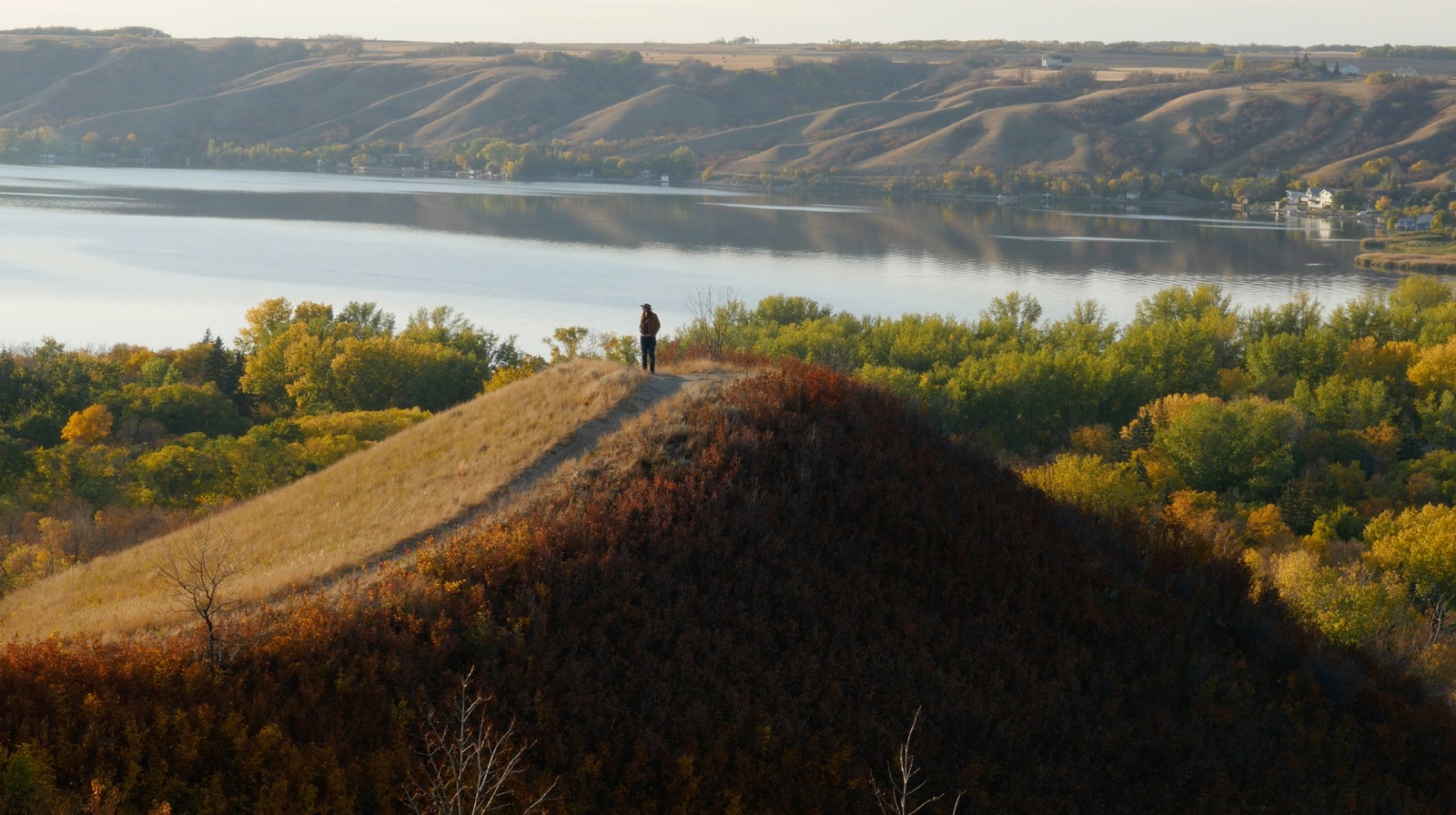 Dianne on top of a small hill