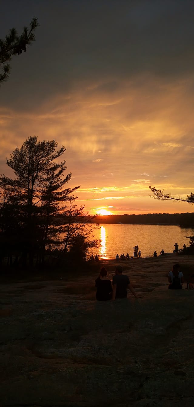 Sunset at Killbear Provincial Park
