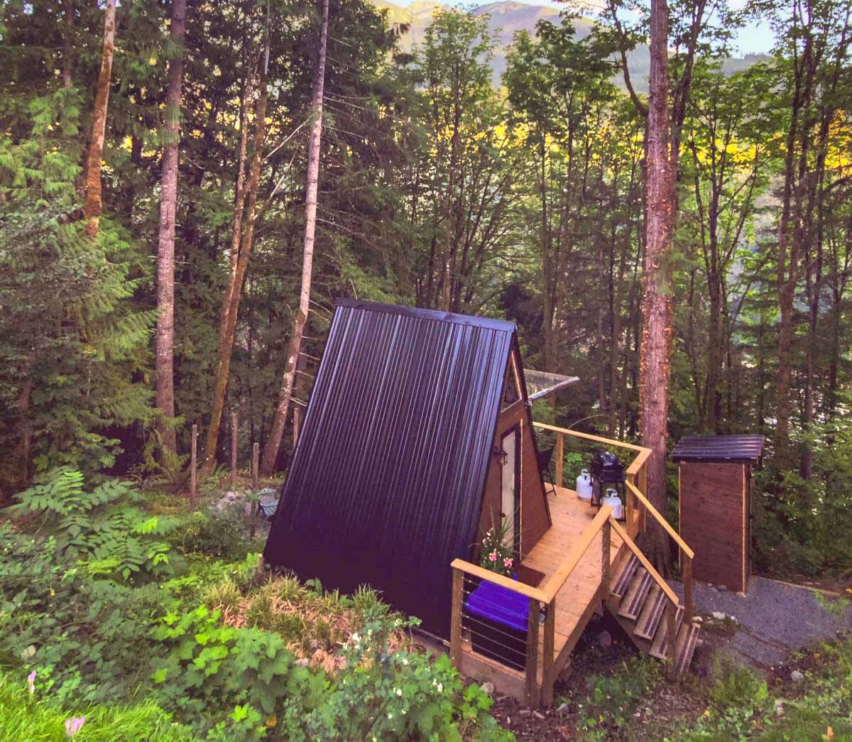 A-frame cabin