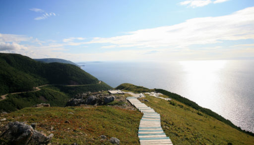 Cabot trail in Cape Breton