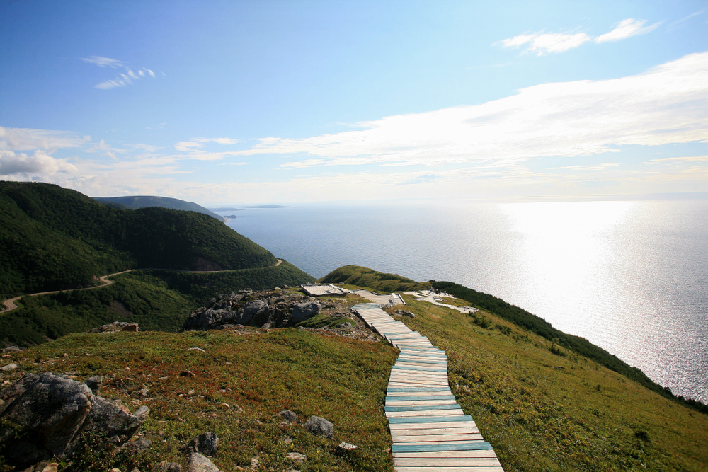 Cabot trail in Cape Breton