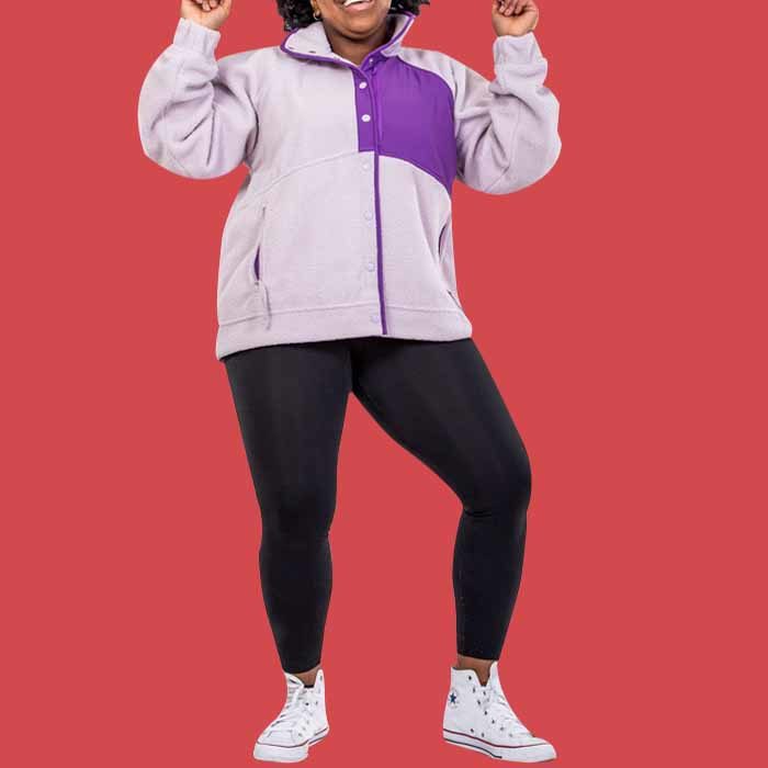 fleece for transitional jacket