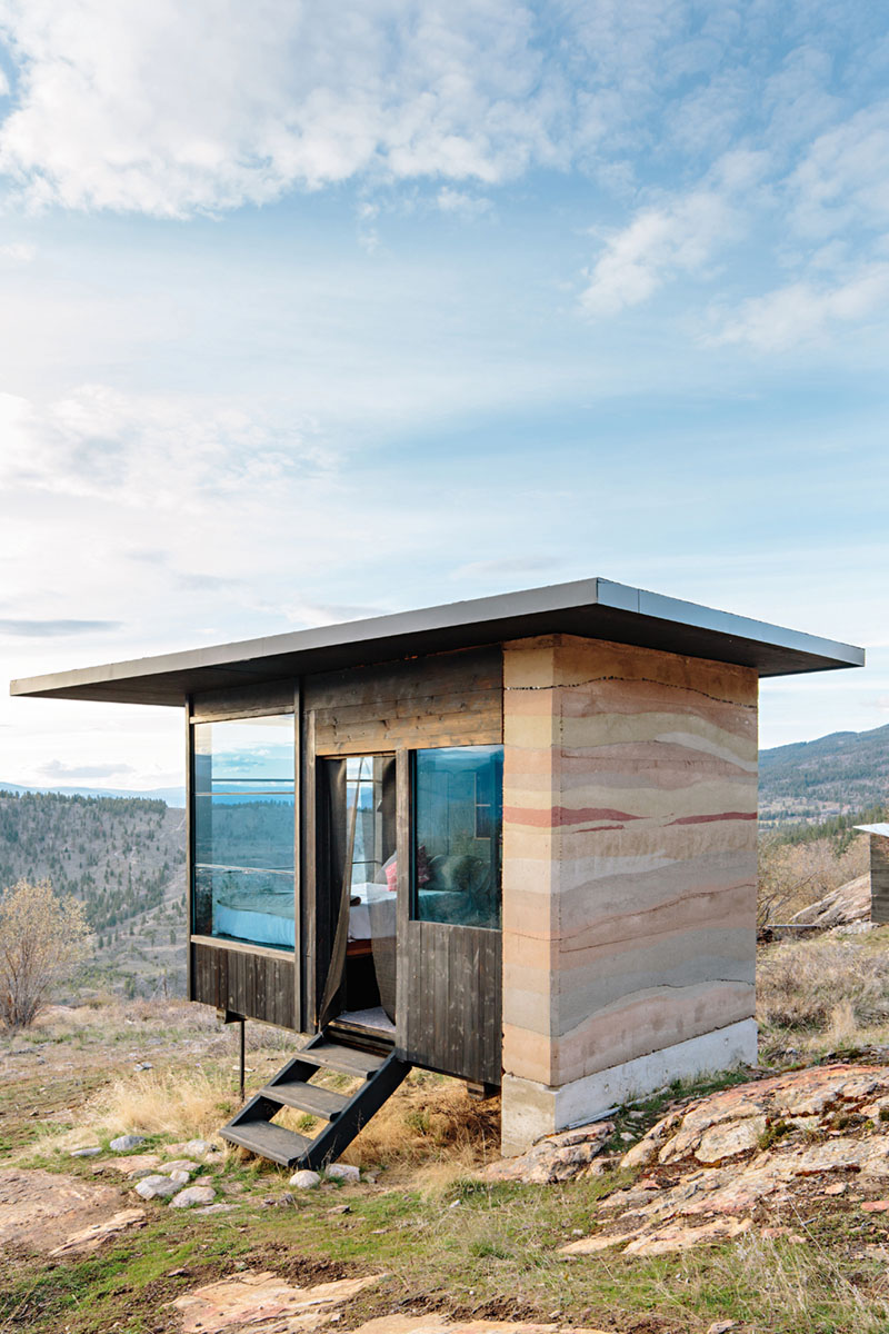 Rumspringa tiny cabin on scorched BC Okanagan property
