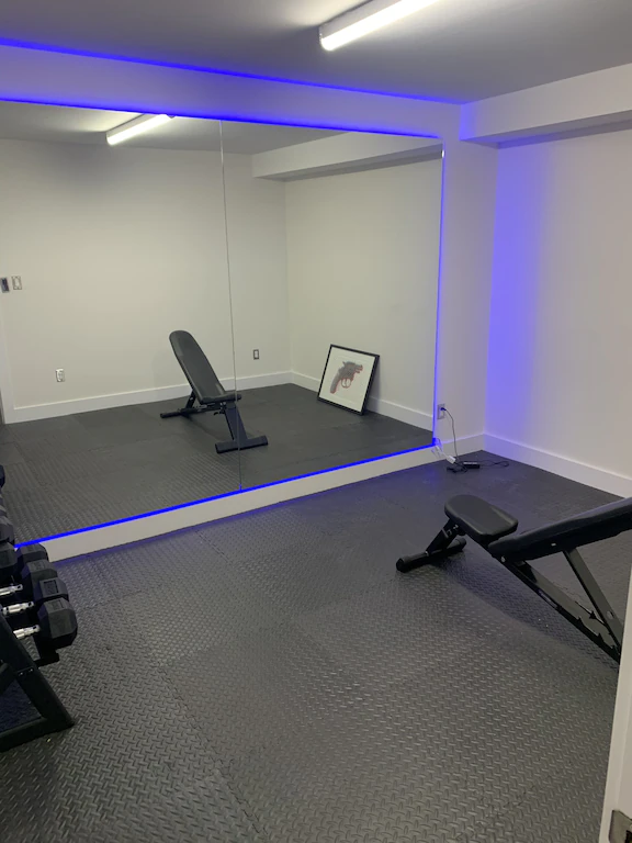 Cottage fitness room