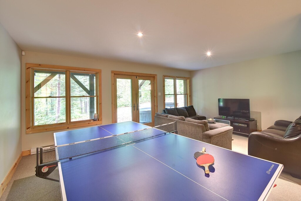 Cottage entertainment room