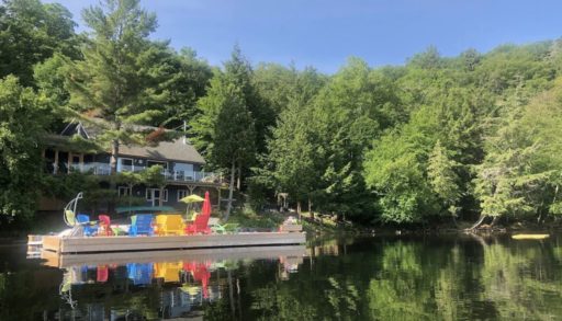 A view of the cottage's waterfront
