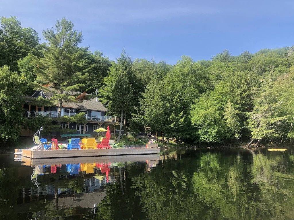 A view of the cottage's waterfront