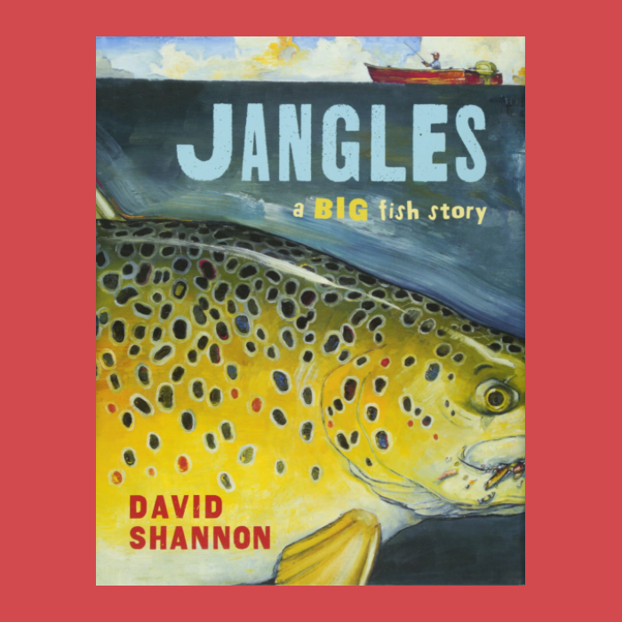 the cover of jangles a big fish story, kid's book