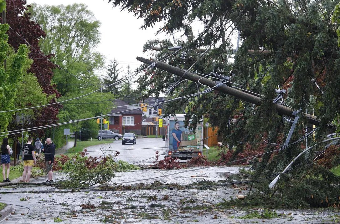 Storm devastates residential neighbourhoods
