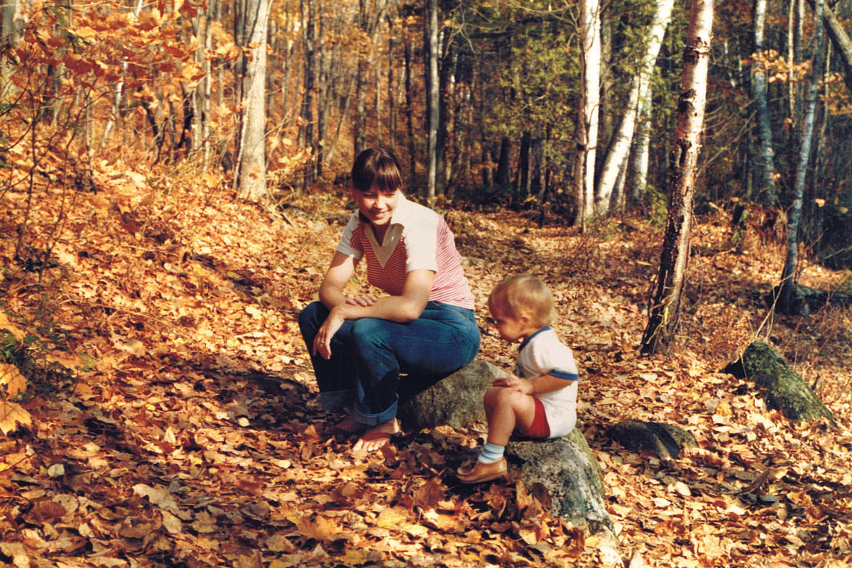 Ellen with daughter Christine in 1980.