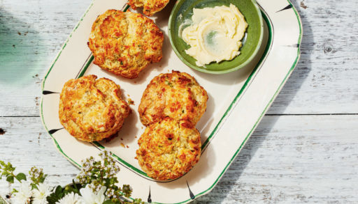 Rosemary parmesan drop biscuits