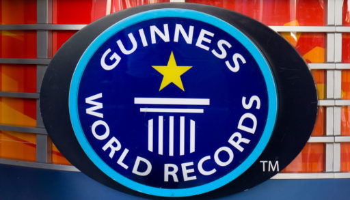 A photo of the Guinness World Records sign