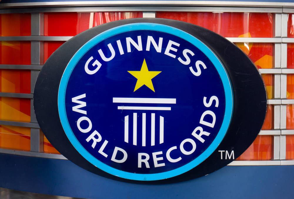 A photo of the Guinness World Records sign