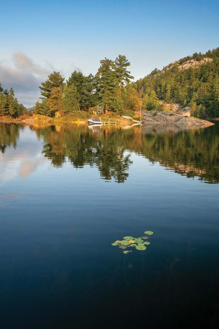A photo of Christina's cottage on Baie Fine