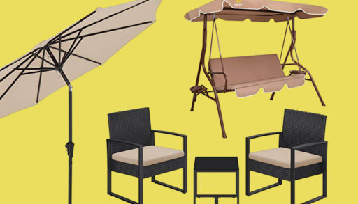 Outdoor furniture montage