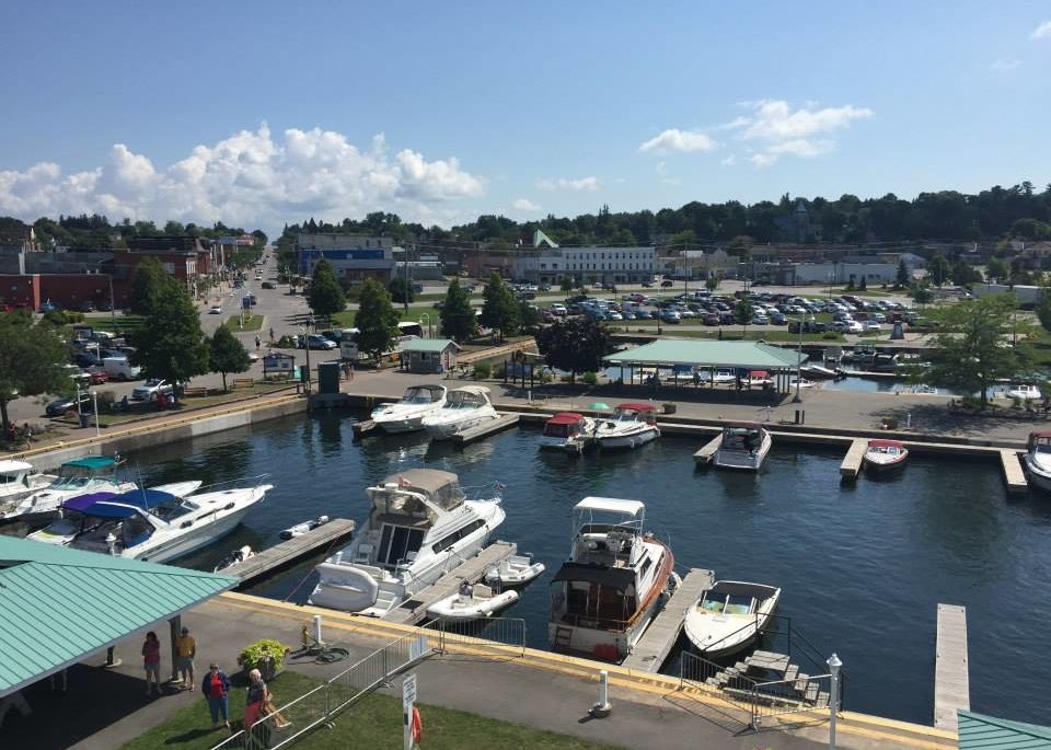 view of midland from harbour