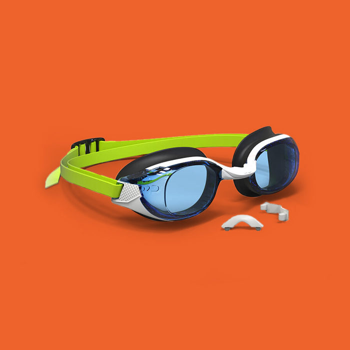 Photo of goggles with adjustable nose pieces