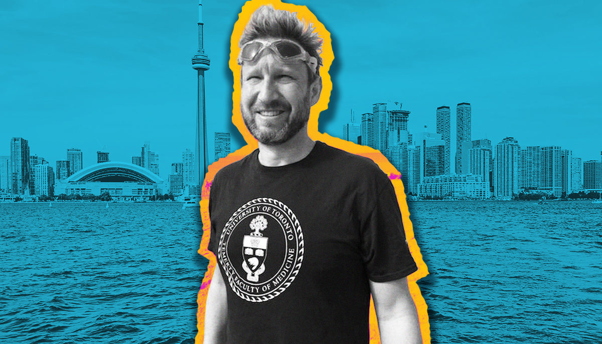 Record breaking swimmer Sean Nuttall