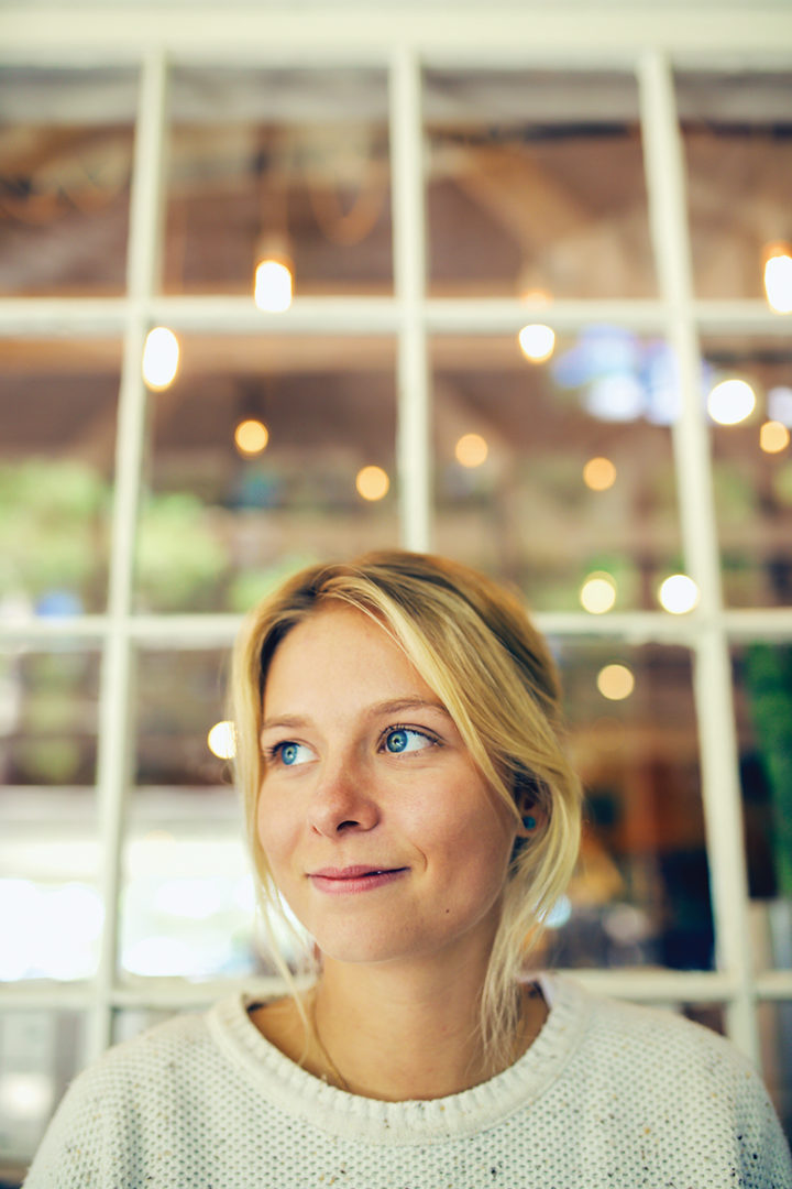 a portrait shot of lauren patchett, the owner of The Hive store
